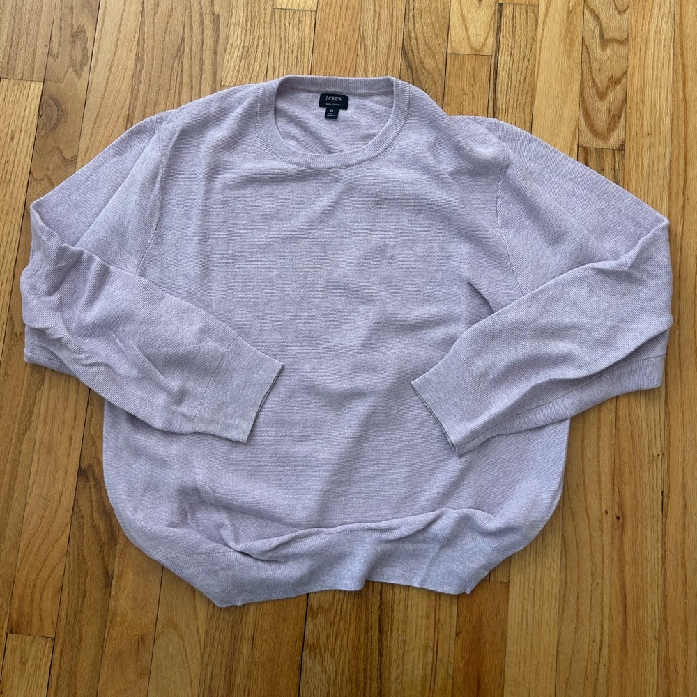 J.Crew Lavender Crew Neck Sweater